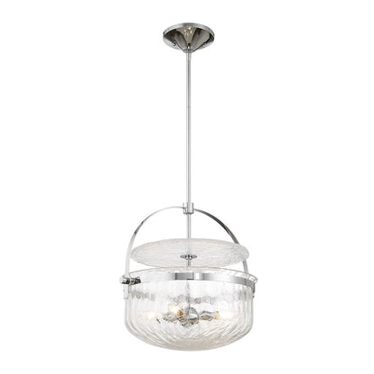 Savoy House Denmar 4Lt Convertible Semi-Flush/Pendant, Chrome