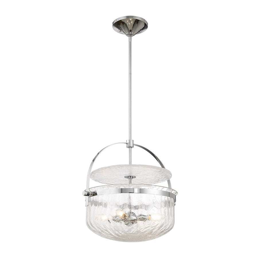 Savoy House Denmar 4Lt Convertible Semi-Flush/Pendant, Chrome