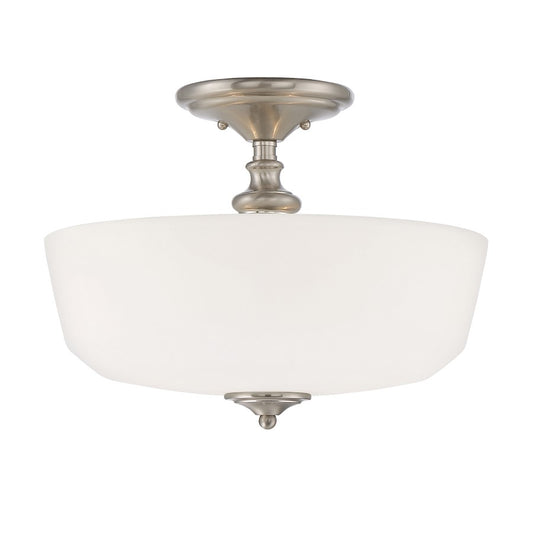 Savoy House Melrose 2-Light Ceiling Light, Satin Nickel - 6-6835-2-SN