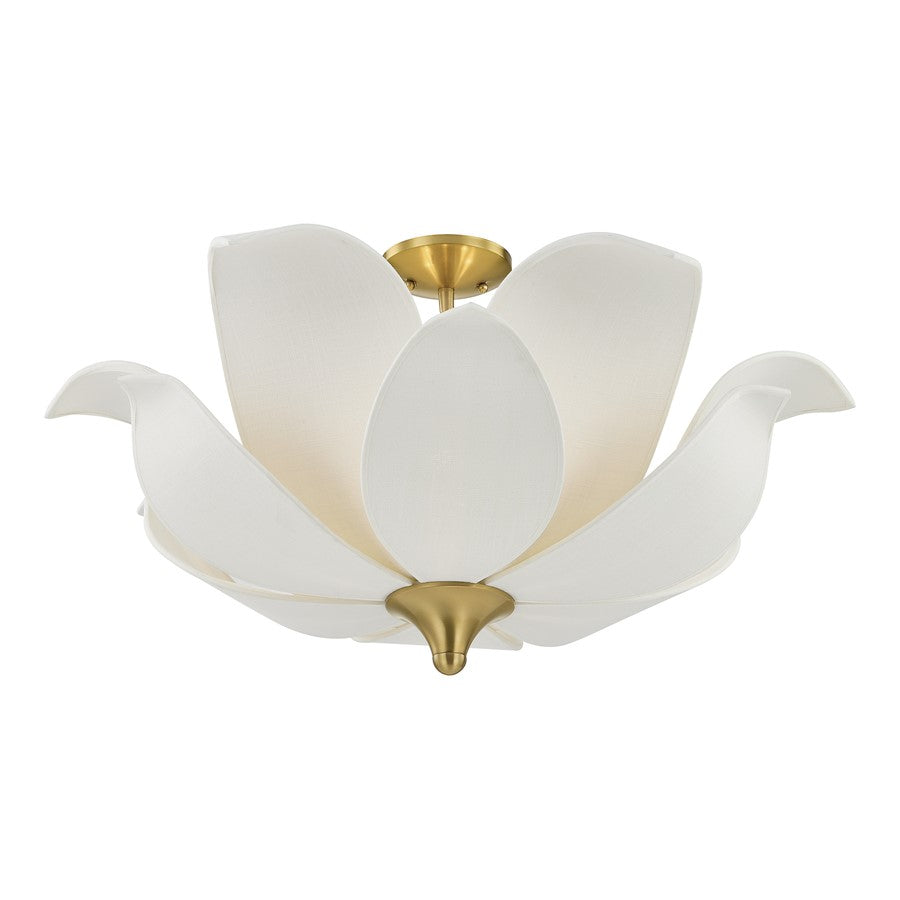 Savoy House Elsie 6 Lt Convertible Pendant, Warm Brass