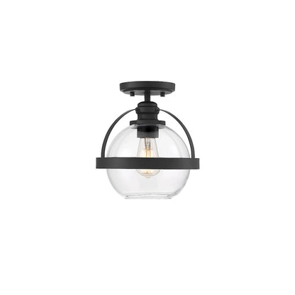 Savoy House Pendleton 1-Light Ceiling Light, Matte Black