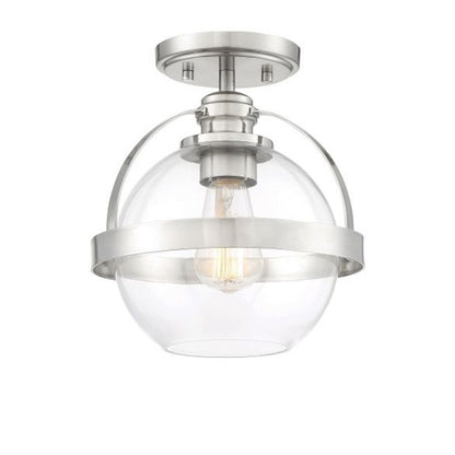 Savoy House Pendleton 1-Light Ceiling Light, Satin Nickel - 6-7200-1-SN