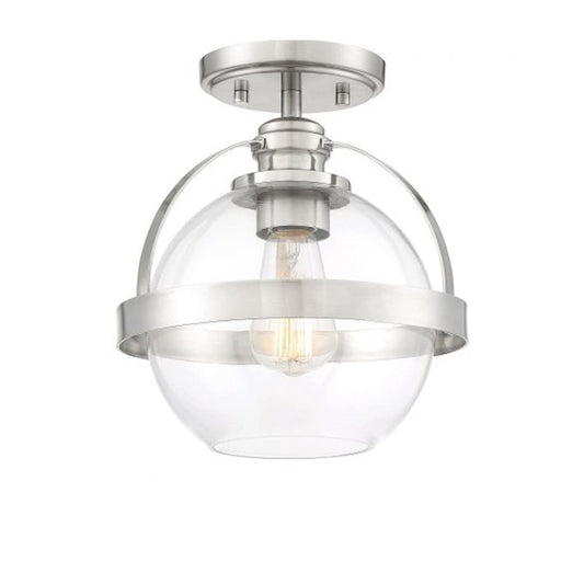 Savoy House Pendleton 1-Light Ceiling Light, Satin Nickel - 6-7200-1-SN