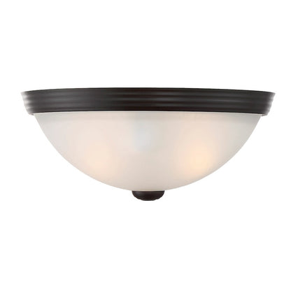 Savoy House 2-Light 11" Ceiling Light, English Bronze - 6-780-11-13