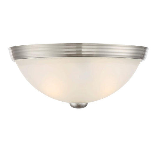 Savoy House 2-Light 4.5" Ceiling Light, Satin Nickel