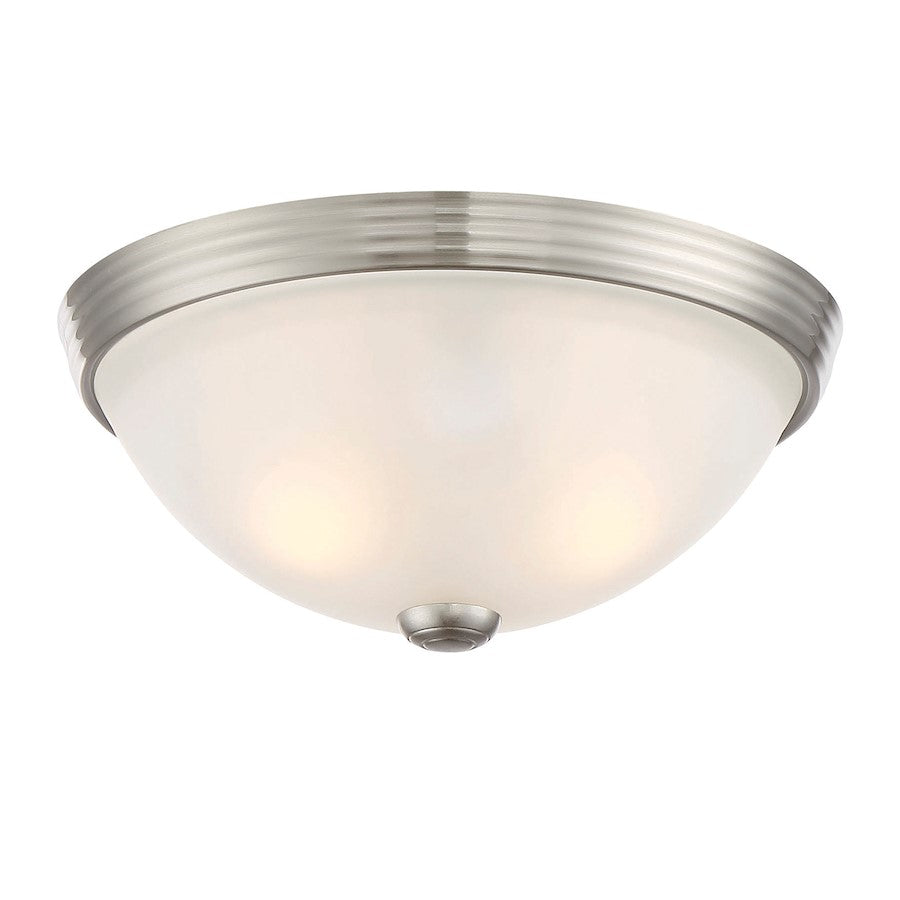 Savoy House 2-Light 4.5" Ceiling Light, Satin Nickel