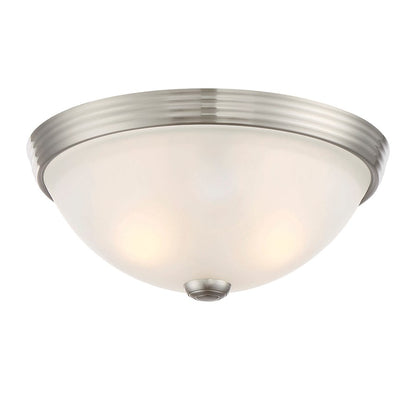 Savoy House 2-Light 4.5" Ceiling Light, Satin Nickel