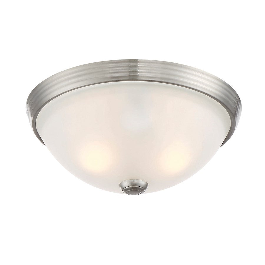 Savoy House 2-Light 4.5" Ceiling Light, Satin Nickel