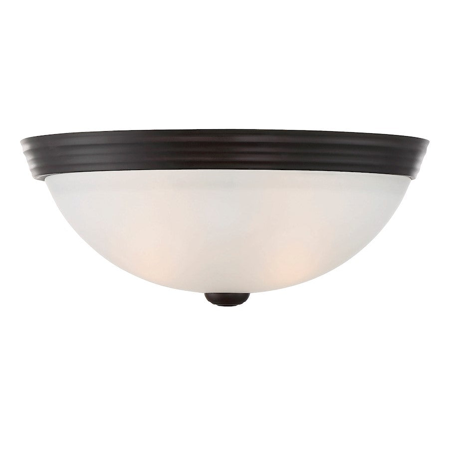 Savoy House 2-Light 13" Ceiling Light, English Bronze - 6-780-13-13