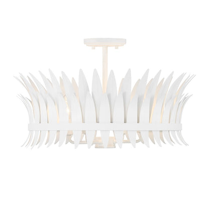Savoy House Ensley 4 Light Semi-Flush, Bisque White - 6-7900-4-83