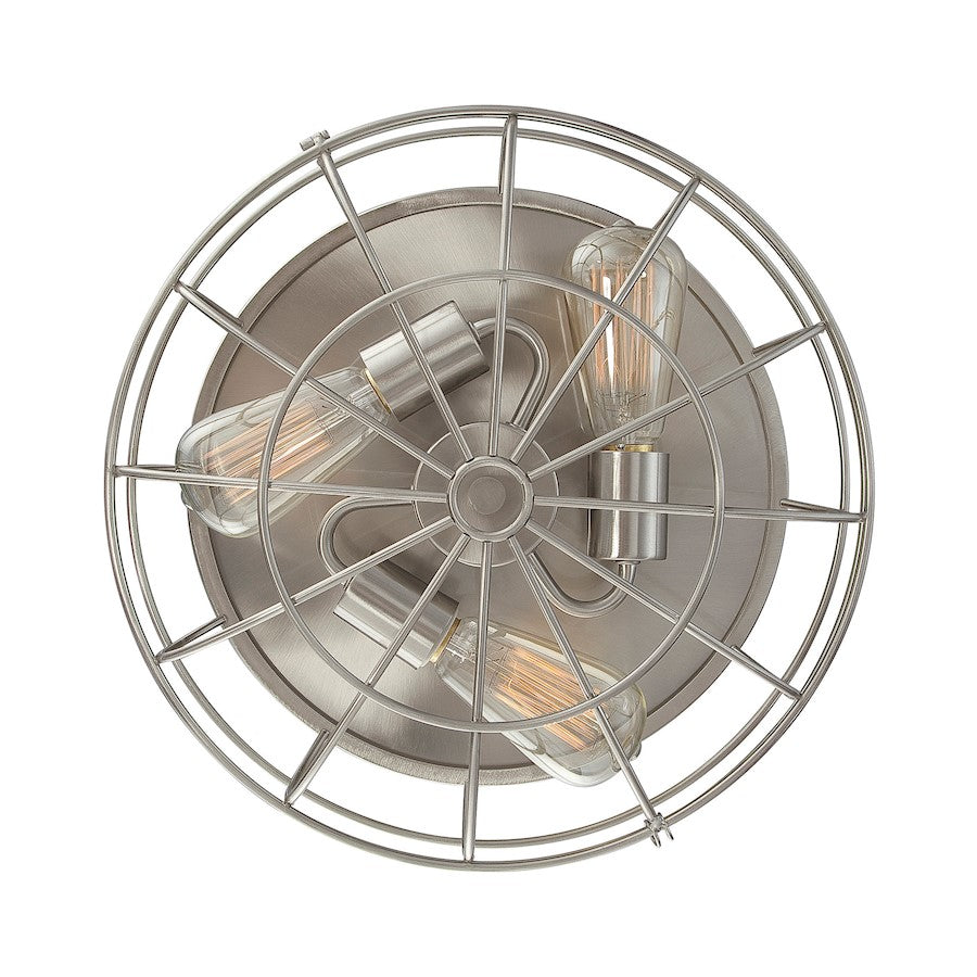 Savoy House Scout 3-Light Ceiling Light, Satin Nickel