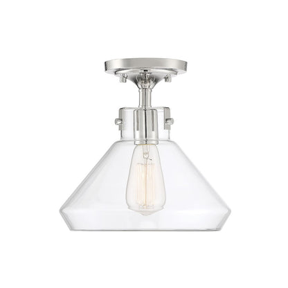 Savoy House 1 Light 5" Flush Mount, White