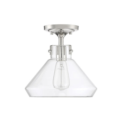 Savoy House 1 Light 5" Flush Mount, White