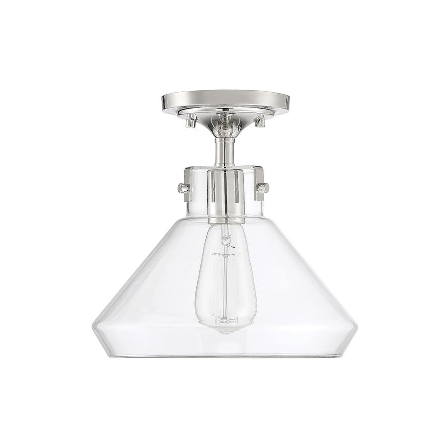 Savoy House 1 Light 5" Flush Mount, White