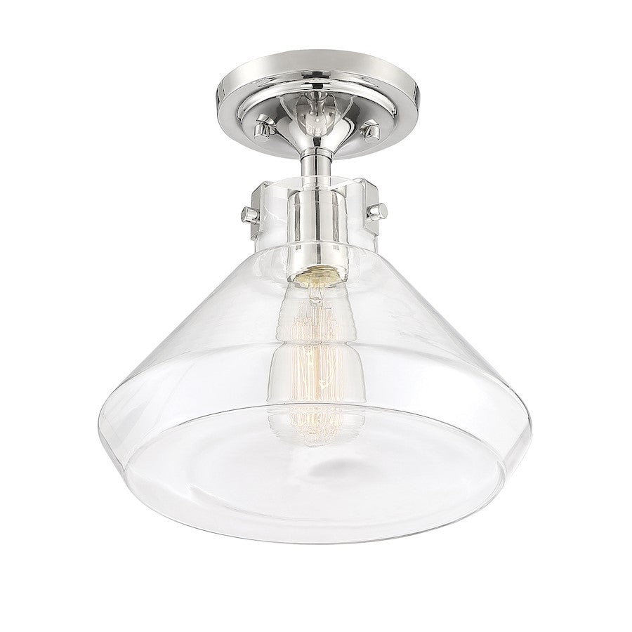Savoy House 1 Light 5" Flush Mount, White