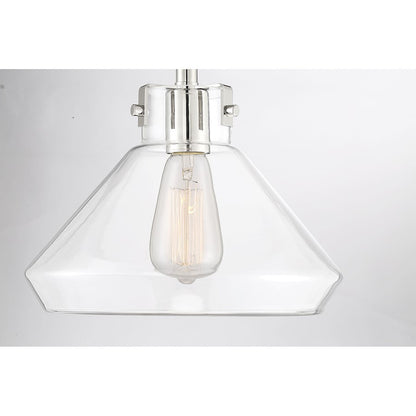 Savoy House 1 Light 5" Flush Mount, White