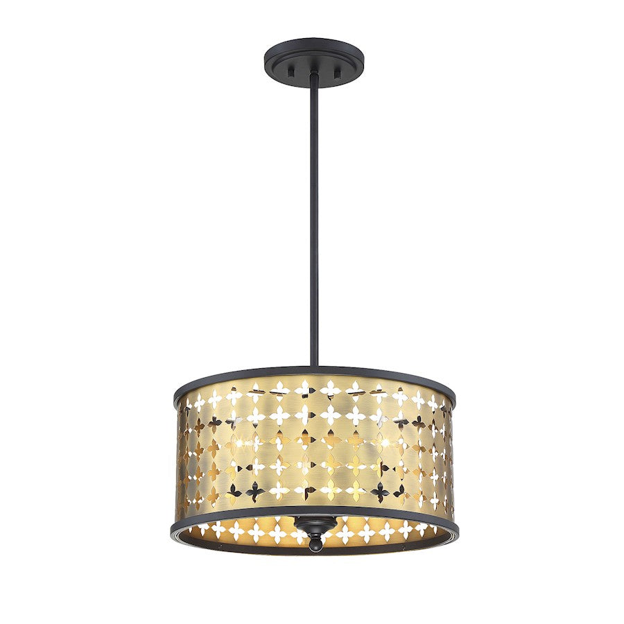 Savoy House Pelham 3 Light Convertible Semi Flush Mount, Castillo