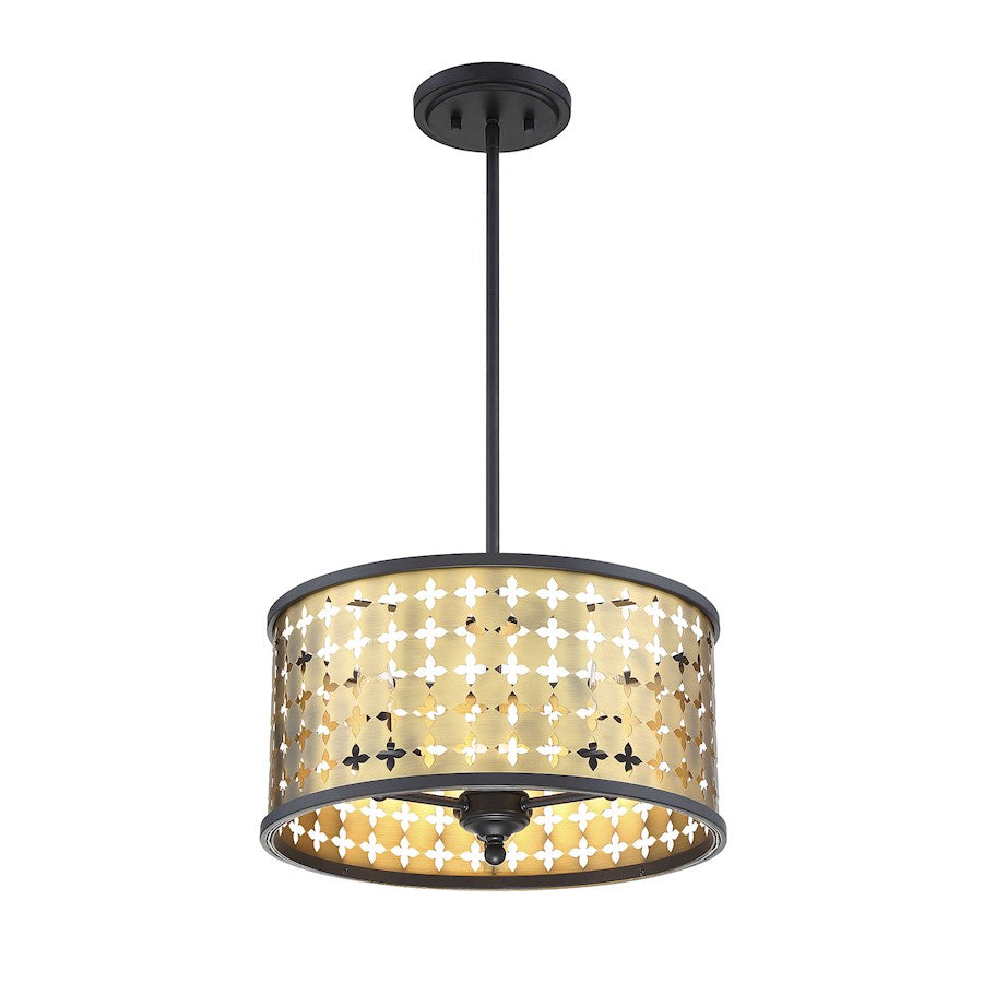 Savoy House Pelham 3 Light Convertible Semi Flush Mount, Castillo