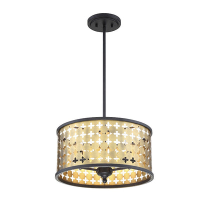 Savoy House Pelham 3 Light Convertible Semi Flush Mount, Castillo