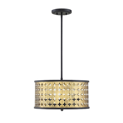 Savoy House Pelham 3 Light Convertible Semi Flush Mount, Castillo