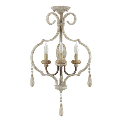 Savoy House Acadia 3 Light Semi-Flush, Avignon