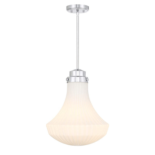 Savoy House Bartlet 1 Lt Pendant, Polished, Polished Chrome