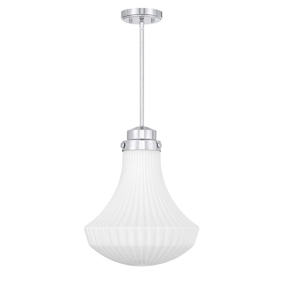 Savoy House Bartlet 1 Lt Pendant, Polished, Polished Chrome