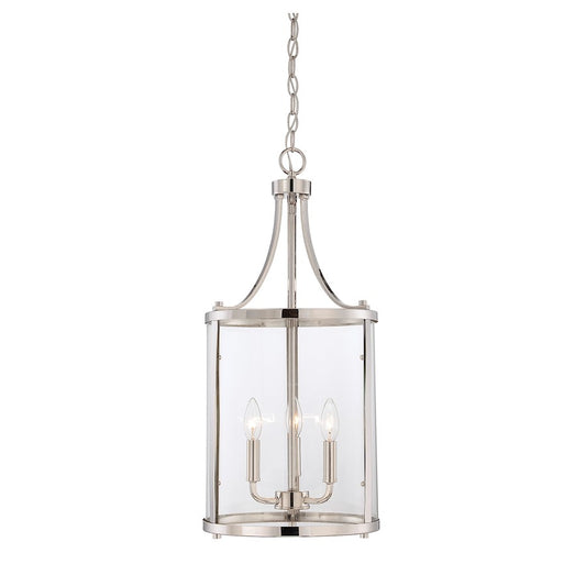 Savoy House Penrose 3-Light Pendant, Polished Nickel - 7-1040-3-109