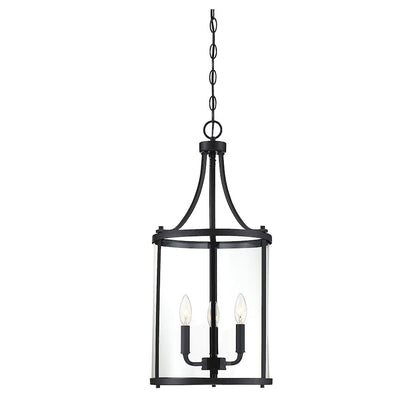 Savoy House Penrose 3-Light Pendant, Black - 7-1040-3-BK