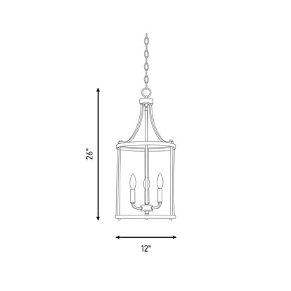 Savoy House Penrose Foyer, Black
