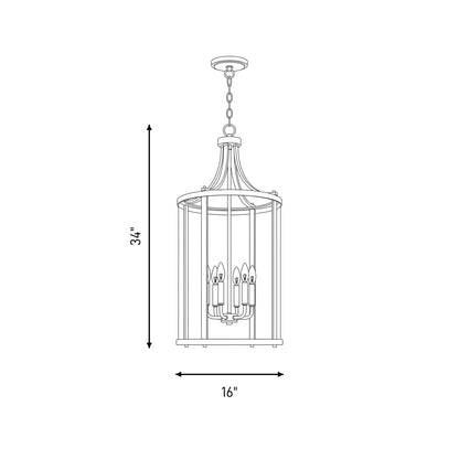Savoy House Penrose Foyer, Black