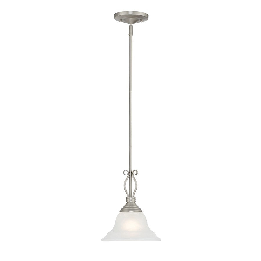 1 Light Mini Pendant, Pewter
