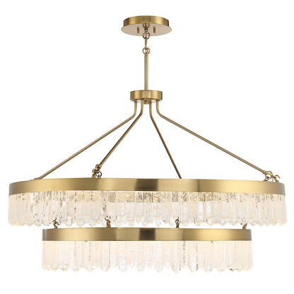 Savoy House Landon 2-Light LED Pendant, Warm Brass - 7-1622-117-322