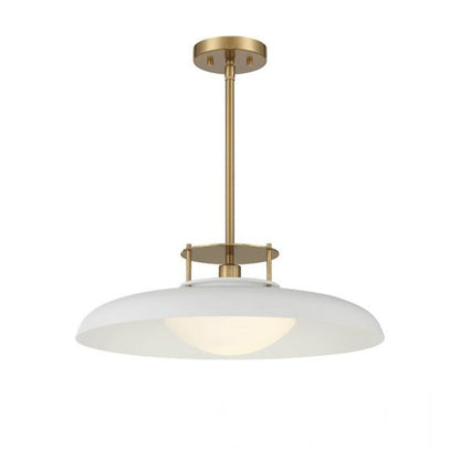 1 Light Pendant, Matte Black