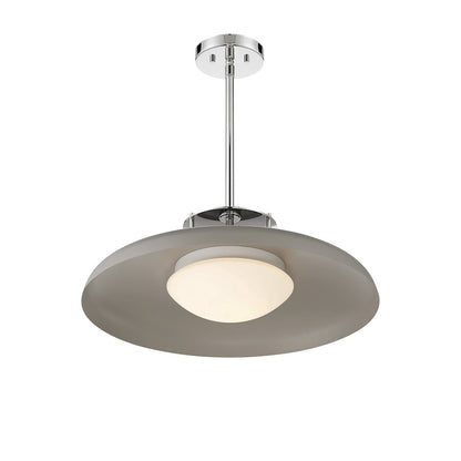 1 Light Pendant, Gray