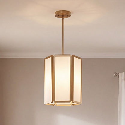 Savoy House Leeds 3 Lt Pendant, White Opal, Warm Brass