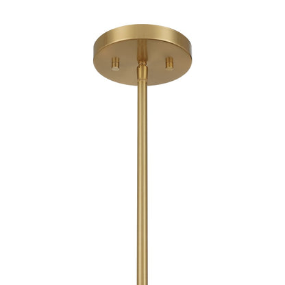 Savoy House Leeds 3 Lt Pendant, White Opal, Warm Brass