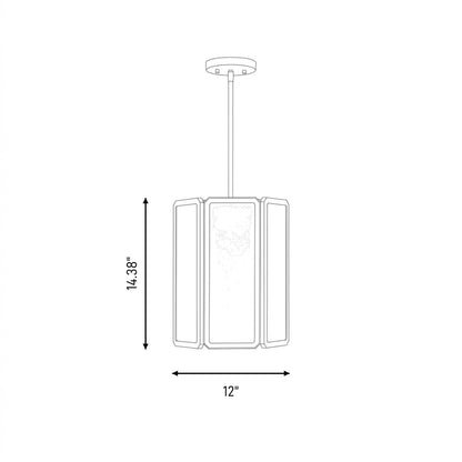 Savoy House Leeds 3 Lt Pendant, White Opal, Matte Black