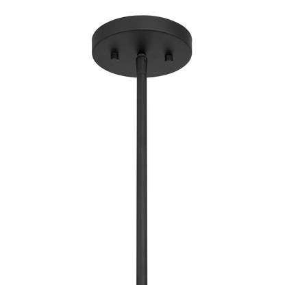 Savoy House Leeds 3 Lt Pendant, White Opal, Matte Black