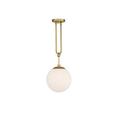 1 Light Pendant, Warm Brass