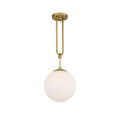 1 Light Pendant, Warm Brass