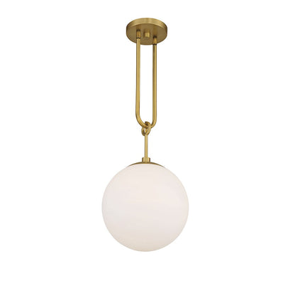 1 Light Pendant, Warm Brass