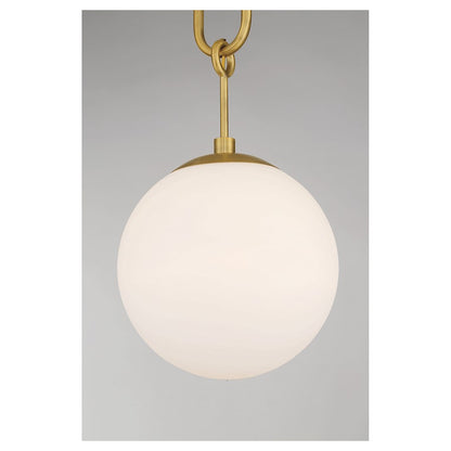 1 Light Pendant, Warm Brass