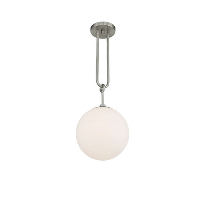 1 Light Pendant, Satin Nickel