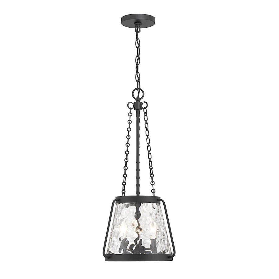 3 Light Pendant, Matte Black