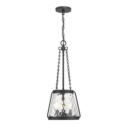 3 Light Pendant, Matte Black
