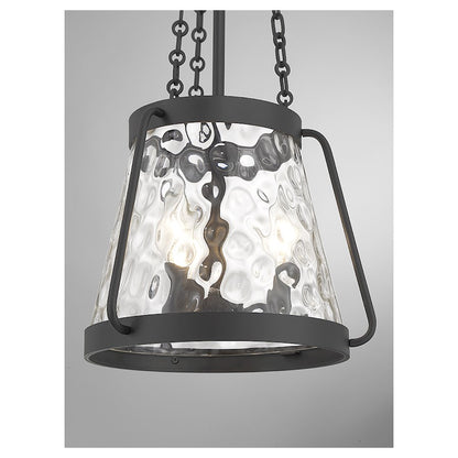 3 Light Pendant, Matte Black