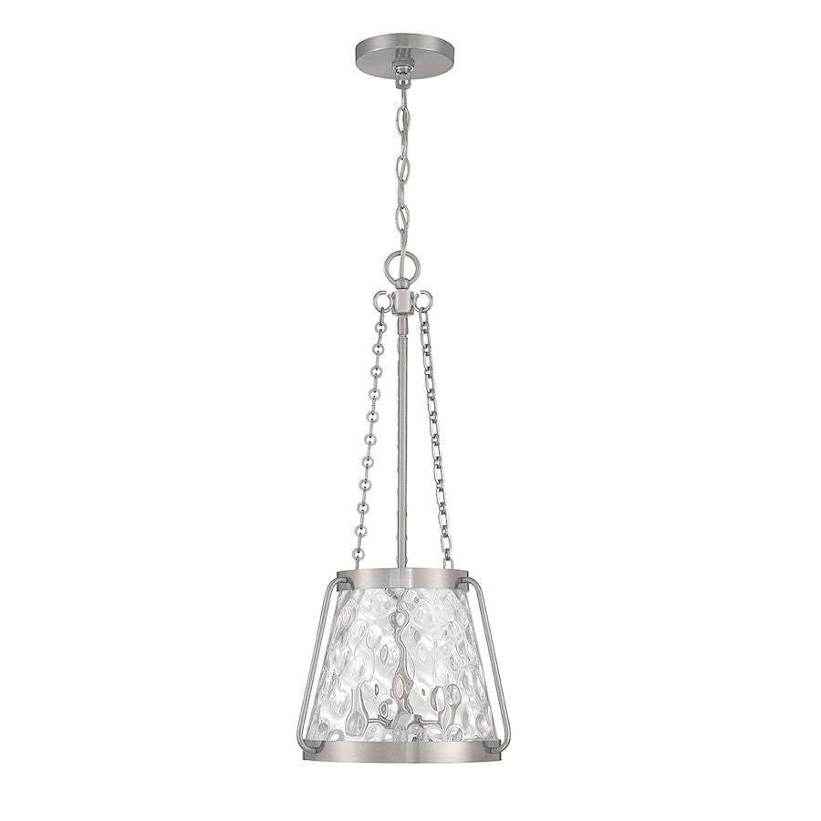 3 Light Pendant, Satin Nickel