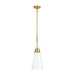 Savoy House Lakewood 1-Light Pendant, Warm Brass - 7-1831-1-322