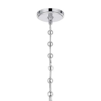Savoy House Cabot 1 Light Pendant, Chrome/Segmented